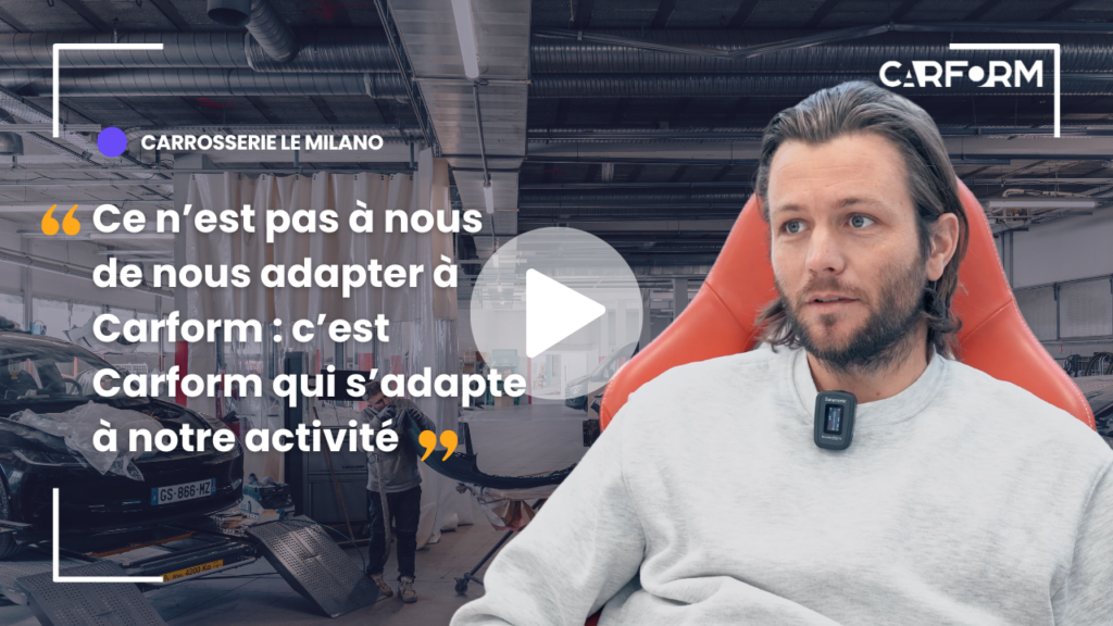 Témoignge client carform : carrosserie Le Milano