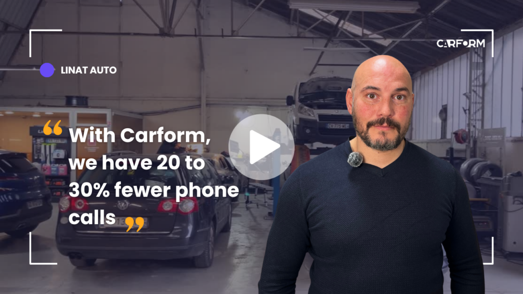 Carform customer testimonial - Lina Auto garage.