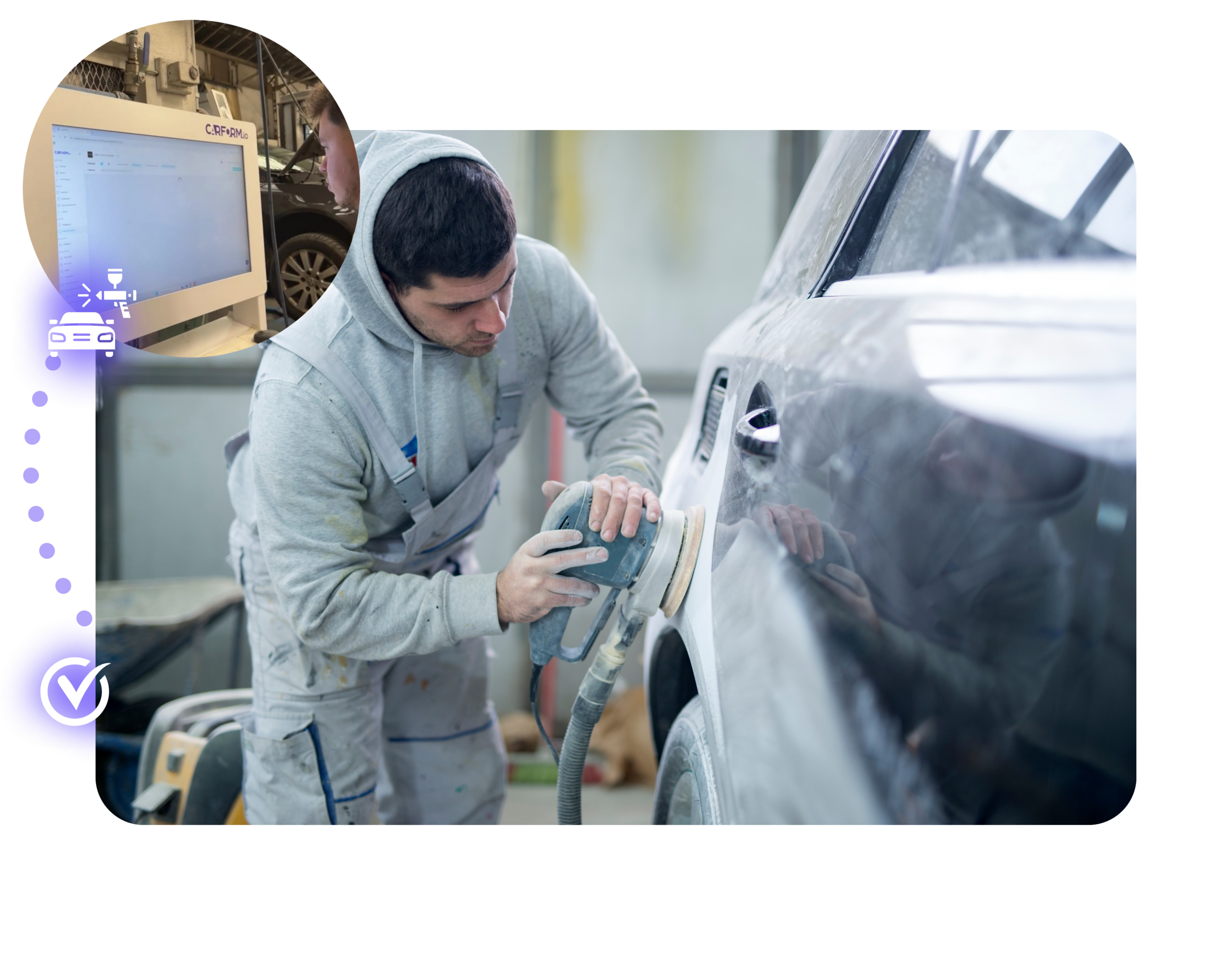 Logiciel gestion atelier carrosserie Carform