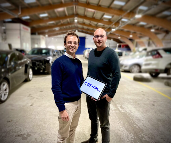 Franck et Marc Giordanengo fondateurs du logicielde gestion à destination de l'après-vente automobile Carform